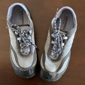 Merrell Gray and White Women's Sneakers